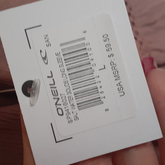 O'Neill Saltwater Solids Long Sleeve Coverup Dress - Picture 5 of 9